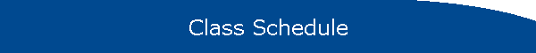 Class Schedule